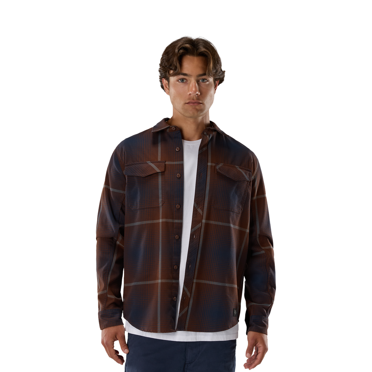Survivalist Fire Long Sleeve Flannel Shirt