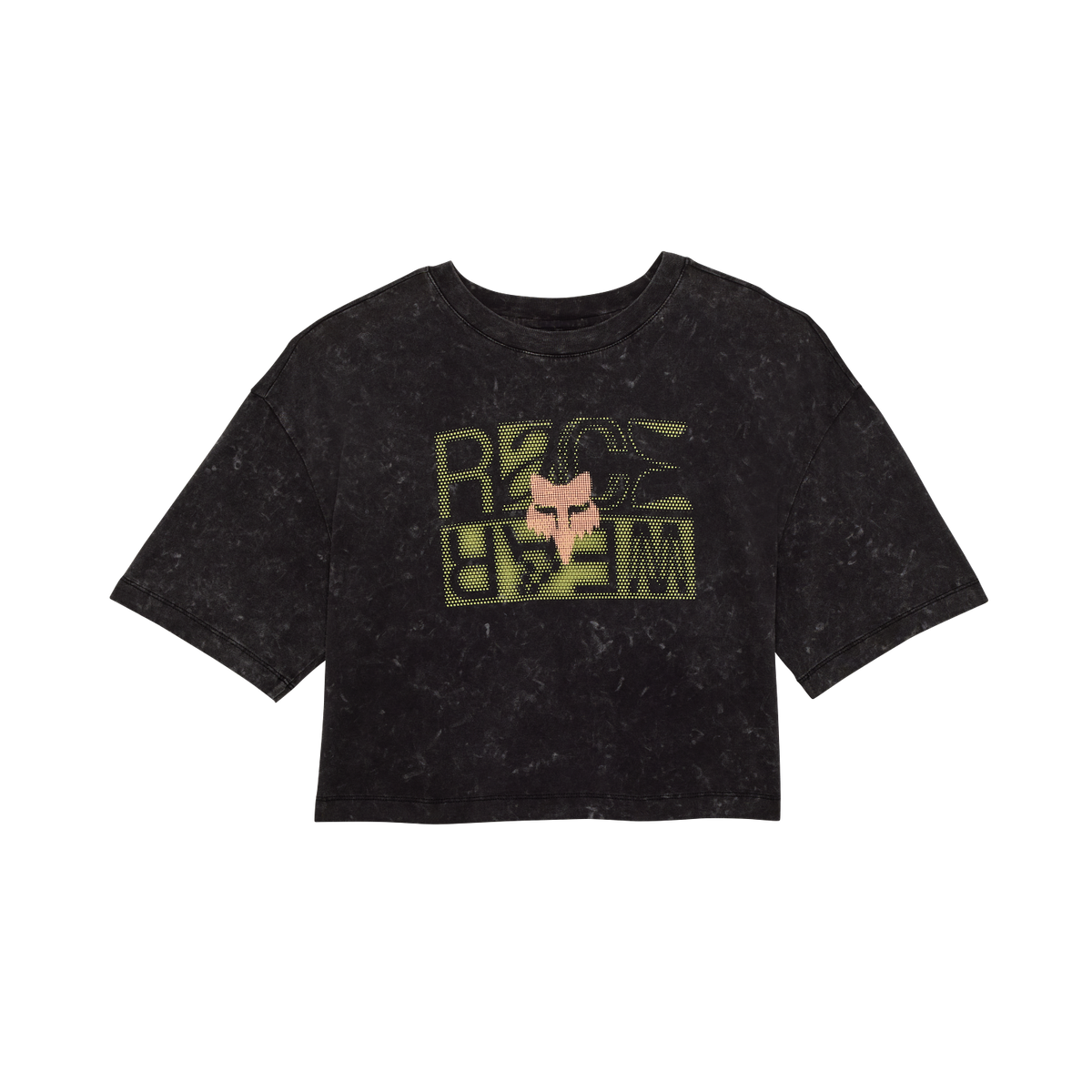 Womens Throttle Oversized Crop Tee