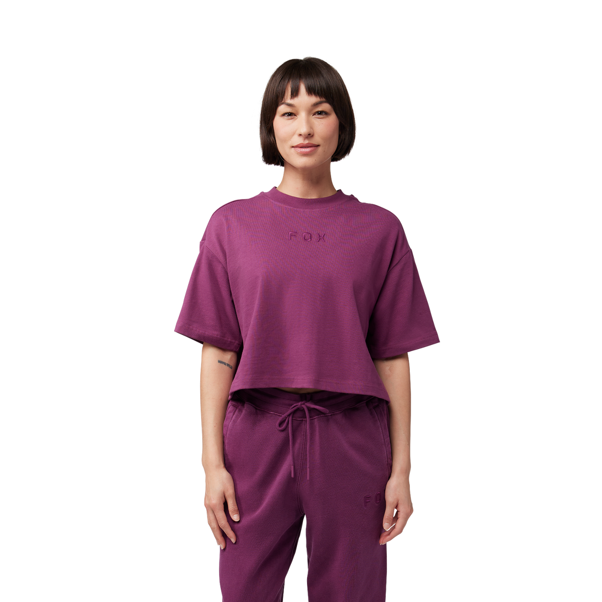 Womens Wordmark Premium Crop Tee