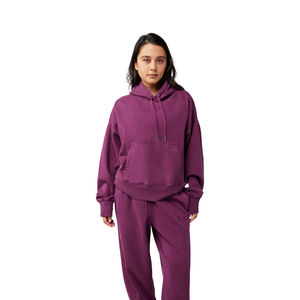 Womens Wordmark Oversized Pullover Hoodie