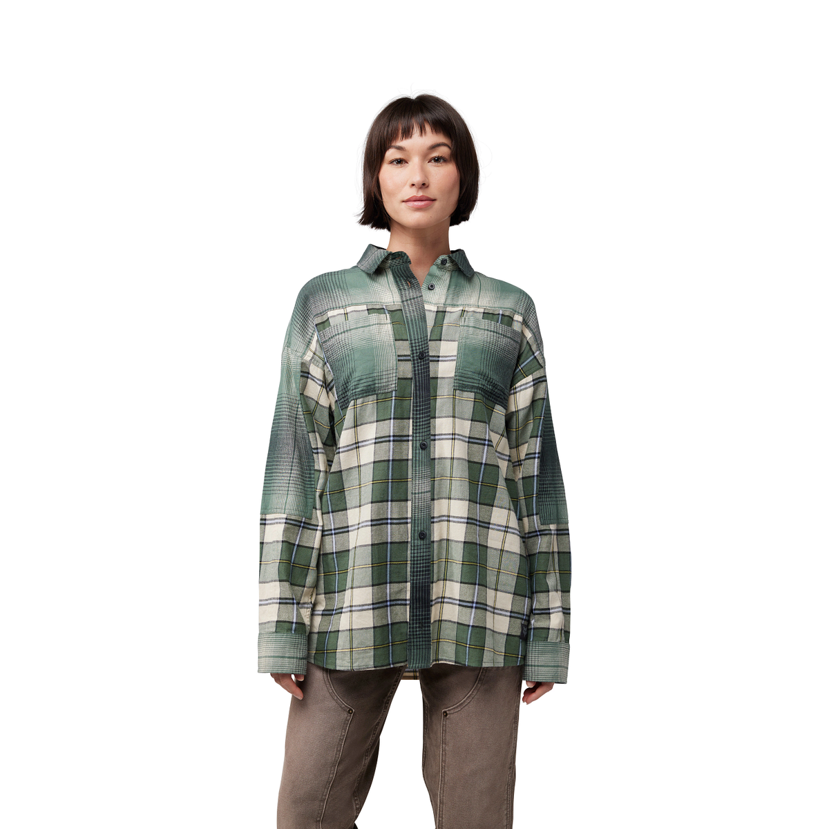 Womens Oversized Flannel Shirt