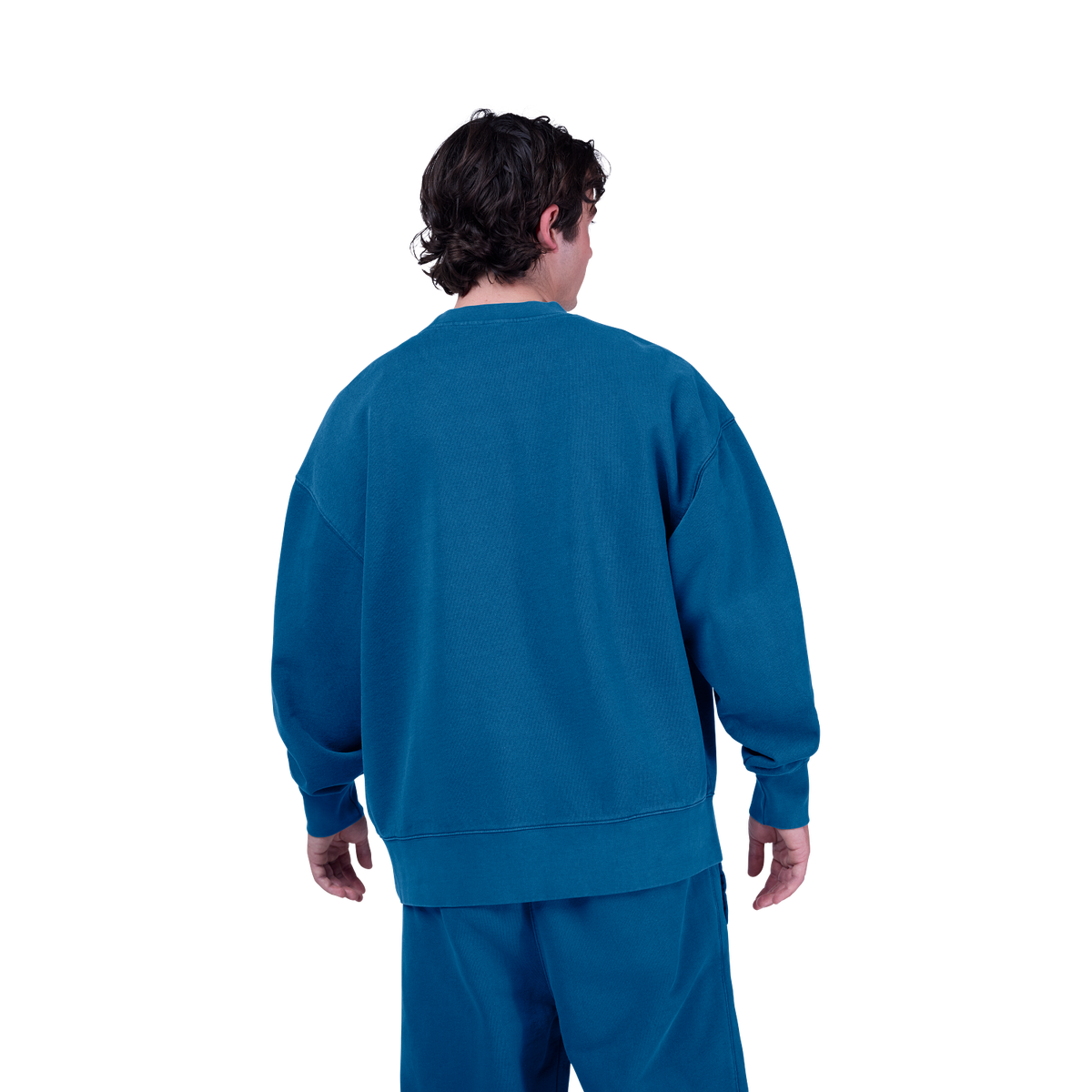 Wordmark Oversized Crew Pullover