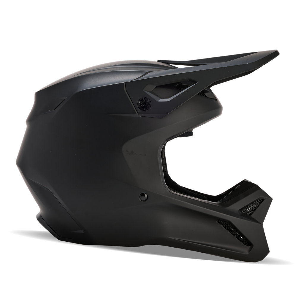 Youth V1 Matte Black Helmet