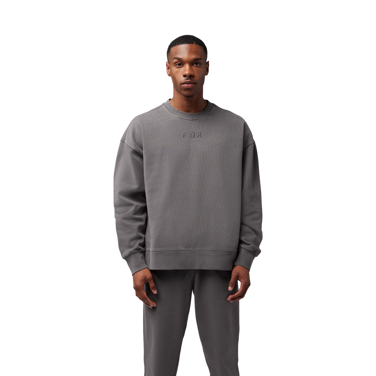 Wordmark Oversized Crew Pullover