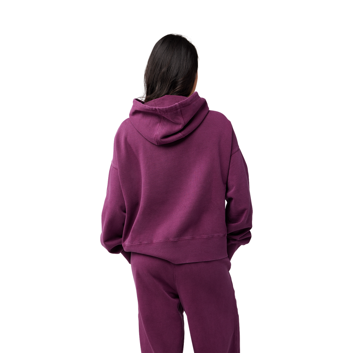 Womens Wordmark Oversized Pullover Hoodie