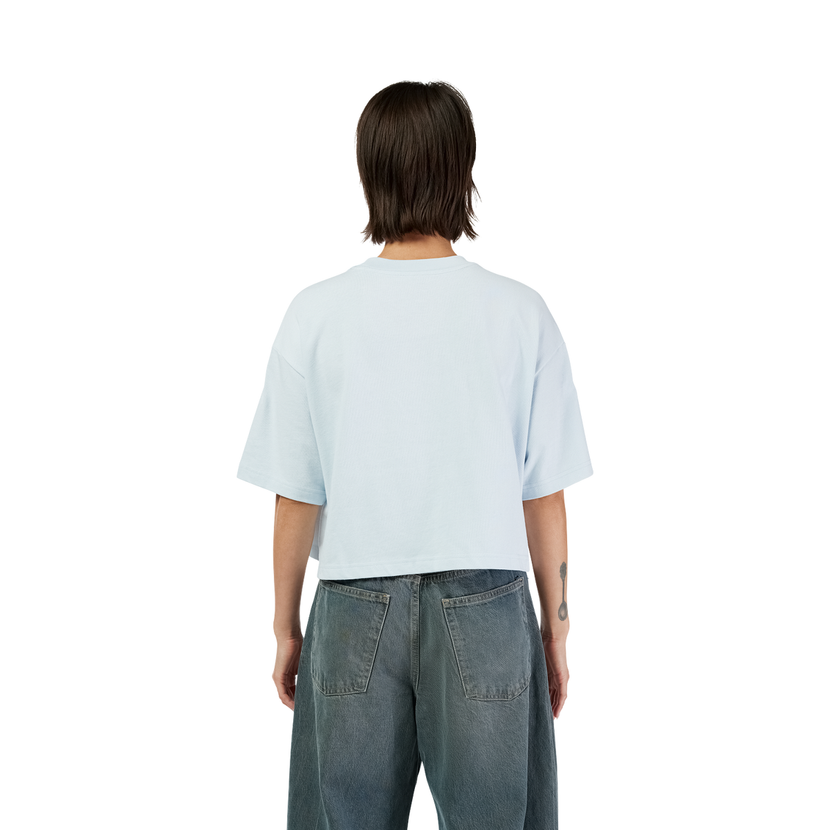 Womens Wordmark Premium Crop Tee
