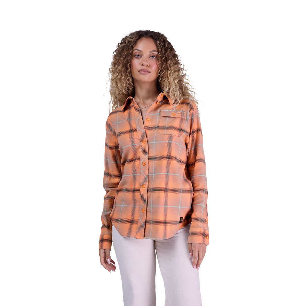 Womens Survivalist Stretch Flannel Long Sleeve Shirt