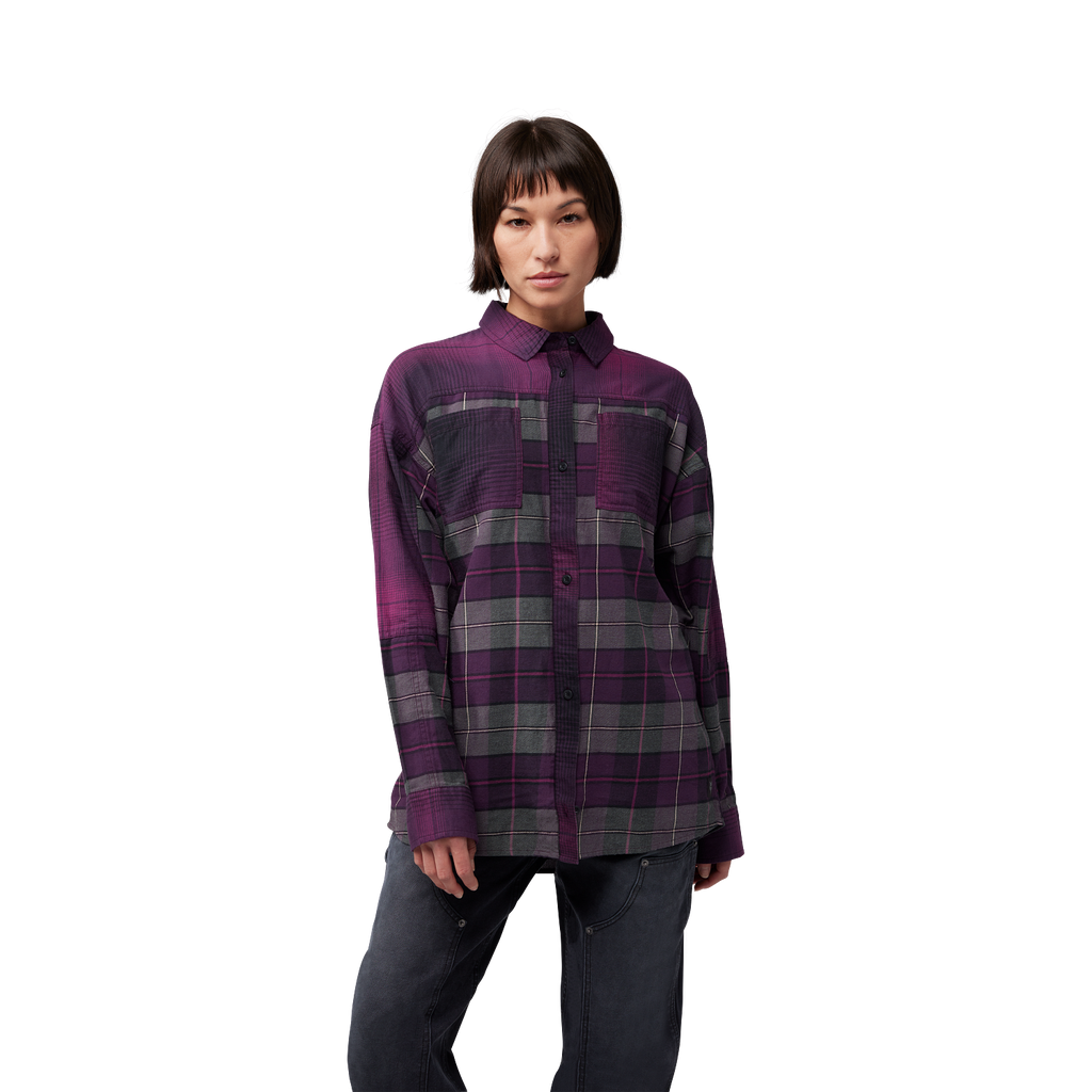 Womens Oversized Flannel Shirt